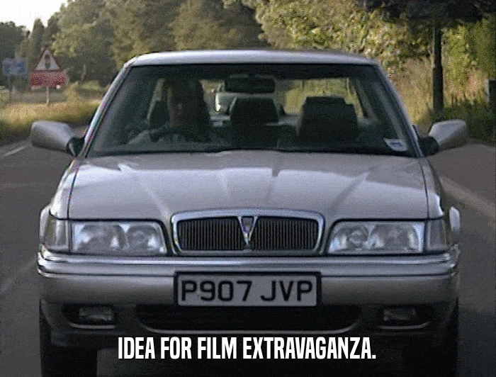 IDEA FOR FILM EXTRAVAGANZA.  
