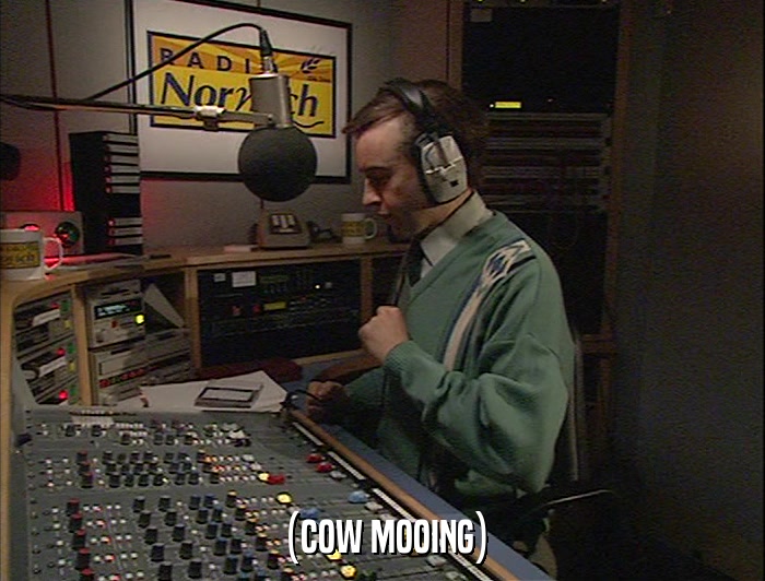 (COW MOOING)  