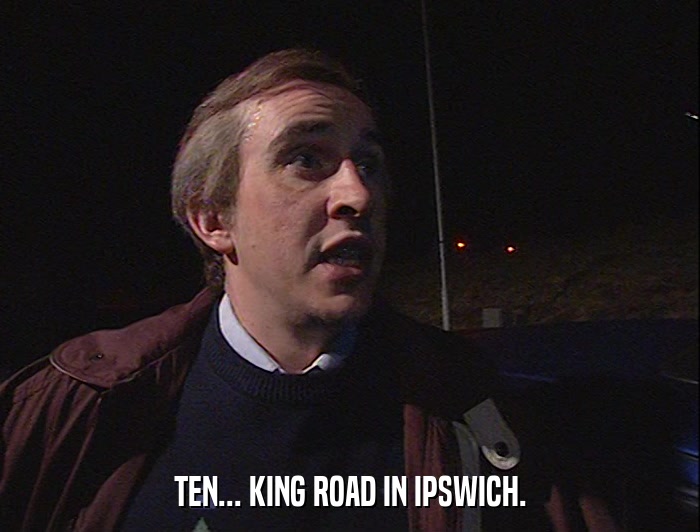 TEN... KING ROAD IN IPSWICH.  