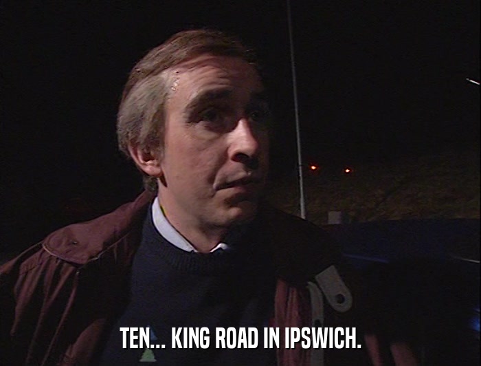 TEN... KING ROAD IN IPSWICH.  