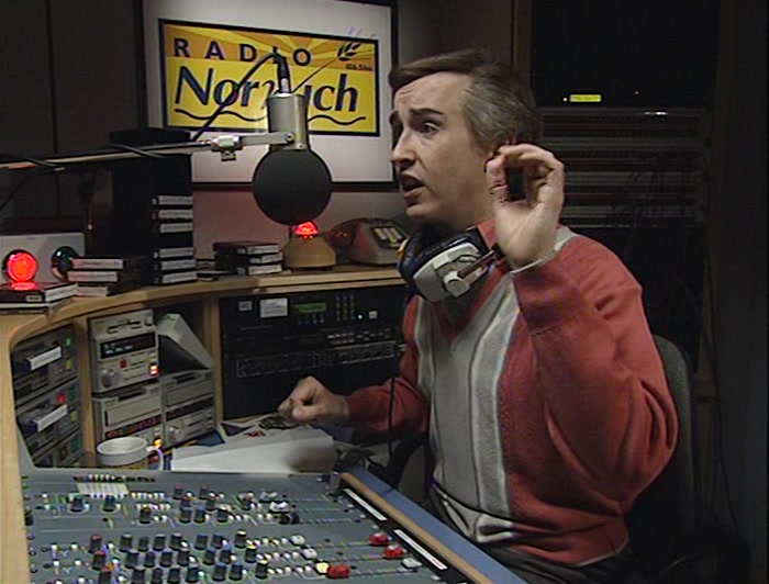 YES, INDEED. MY NAME'S DAVE CLIFTON, AND THERE GOES ALAN PARTRIDGE - 
