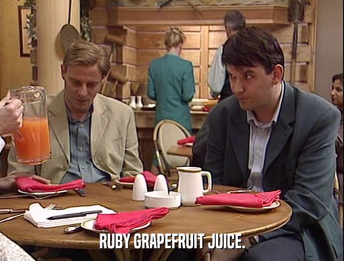 RUBY GRAPEFRUIT JUICE.  