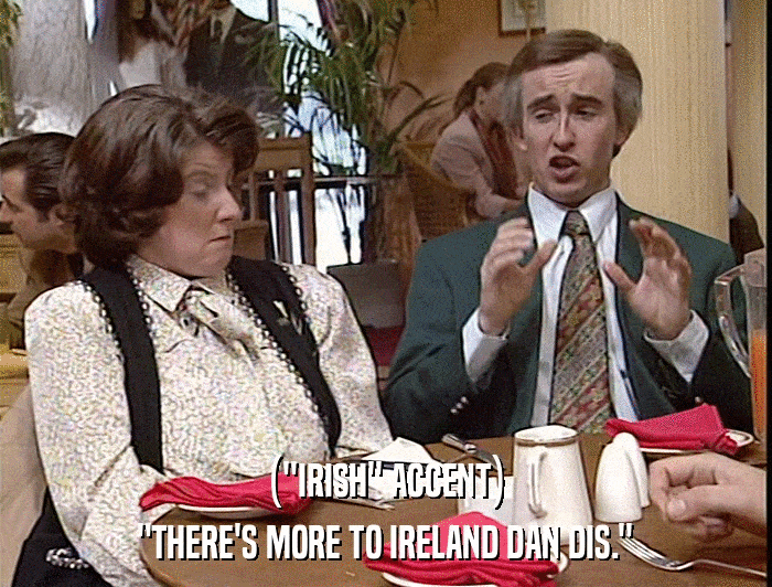 Image result for alan partridge ireland gif