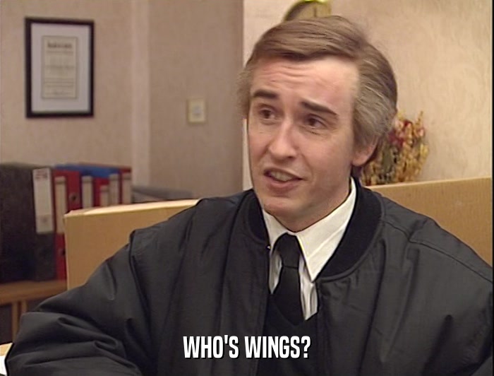 WHO'S WINGS?  