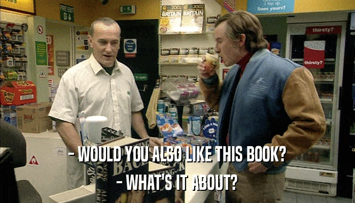 - WOULD YOU ALSO LIKE THIS BOOK? - WHAT'S IT ABOUT? 