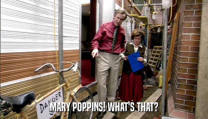 MARY POPPINS! WHAT'S THAT?  