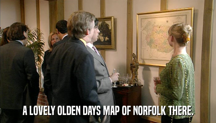 A LOVELY OLDEN DAYS MAP OF NORFOLK THERE.  