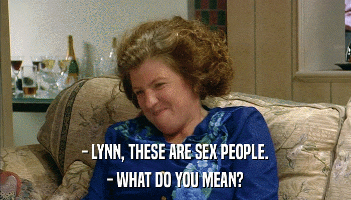 Partridge Cloud | - lynn, these are sex people. - what do you mean?