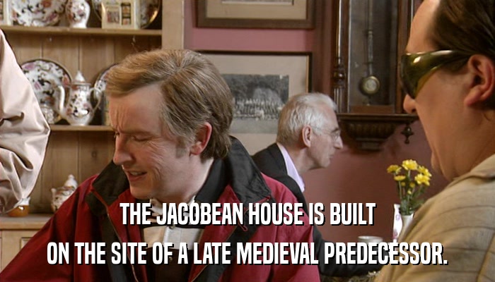 THE JACOBEAN HOUSE IS BUILT ON THE SITE OF A LATE MEDIEVAL PREDECESSOR. 