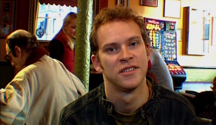 WHAT YOU'RE DOING THERE IS YOU'RE DRINKING AN ADVERT, AIN'T YA, EH, SHITHEAD? 