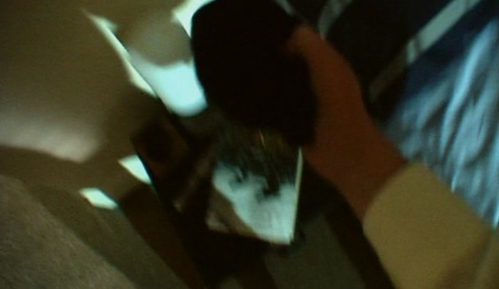 (MARK) 'I WONDER WHAT KIND OF SOCKS SOPHIE WEARS. 