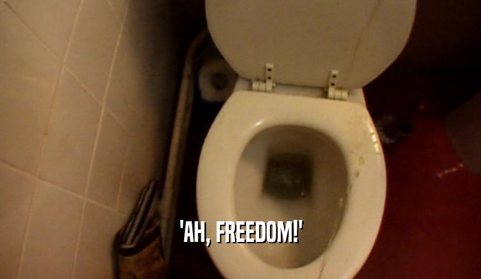 'AH, FREEDOM!'  