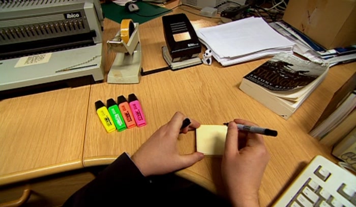 'OK, PEN, LET'S FLIRT WITH SOPHIE...'  