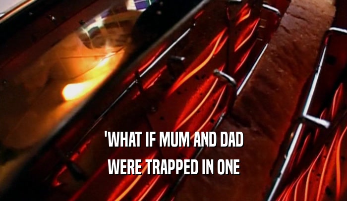 'WHAT IF MUM AND DAD WERE TRAPPED IN ONE 