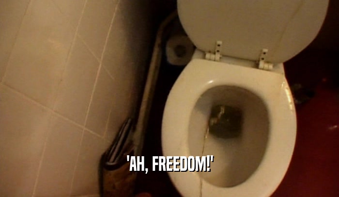 'AH, FREEDOM!'  