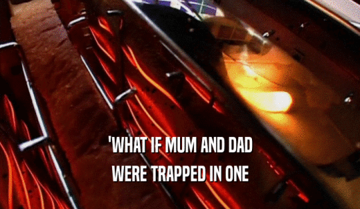 'WHAT IF MUM AND DAD WERE TRAPPED IN ONE 
