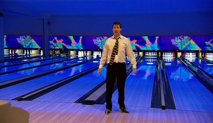 - YOU ARE? - IN SOME BOWLING ALLEYS IT'S ENCOURAGED. 
