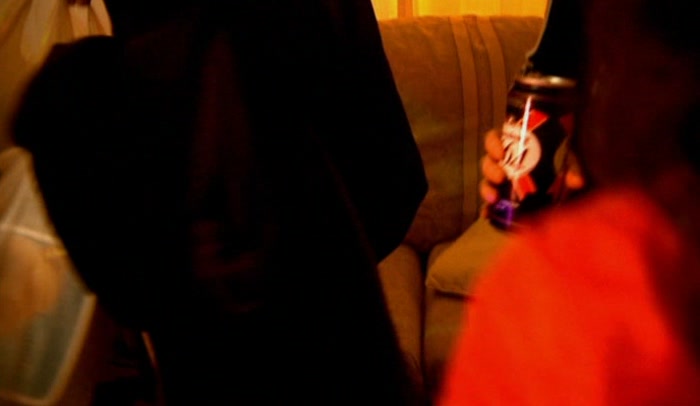 (MARK) 'OK, WELL, I'M HERE SO I'LL JUST SIT HERE AND DRINK. 