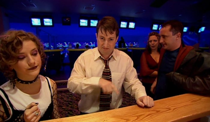 I'VE GOT YOUR NUMBER, MATE. I'VE GOT YOU BY THE SHOES. 