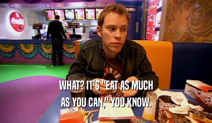 WHAT? IT'S 