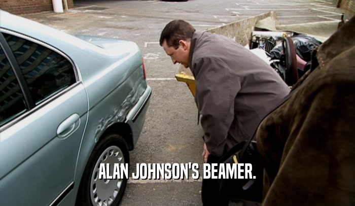 ALAN JOHNSON'S BEAMER.  