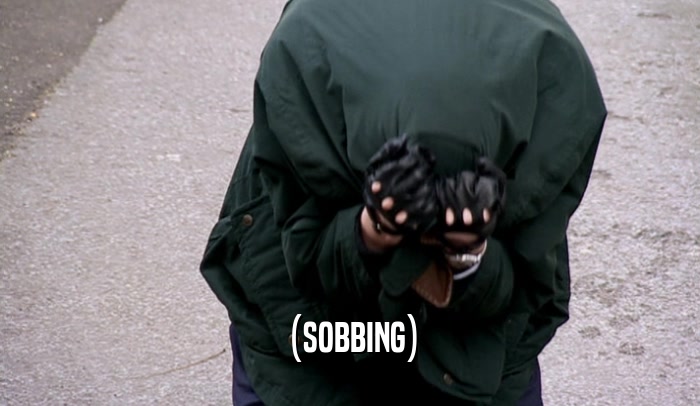 (SOBBING)  