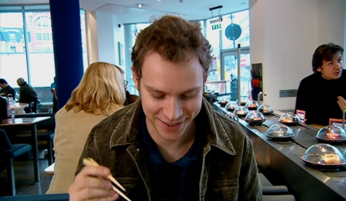 THAT'S BETTER. SO TELL ME ALL ABOUT THE WASABI SAUCE. 