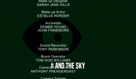 # AND THE SKY  