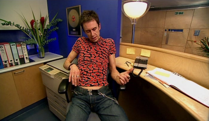OH, THE ONE YOU WROTE, ER - (IMITATES GUITAR) - TONI'S THEME FOR? 
