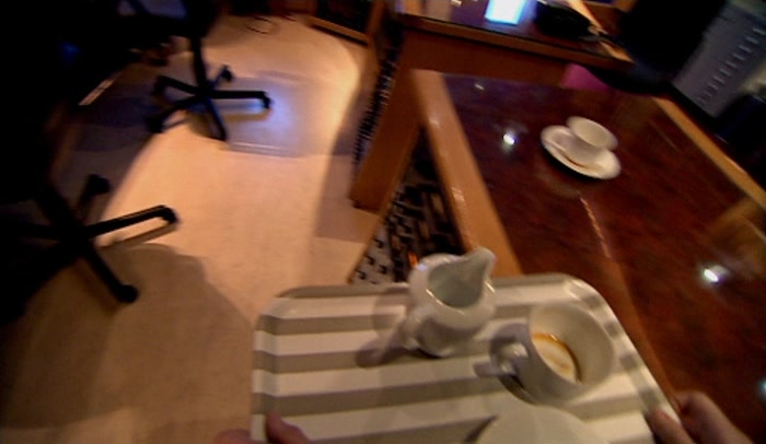 (JEZ) 'SHE'S MY GUEST, I INVITED HER. WHY AM I MAKING RON LATTES ALL DAY?' 
