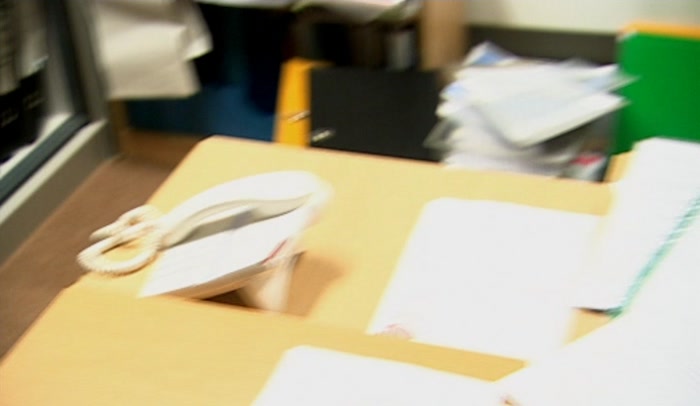 'OH, YOU'RE NOT HERE. WELL, I'LL LEAVE MY IDEA IN YOUR DESK, 