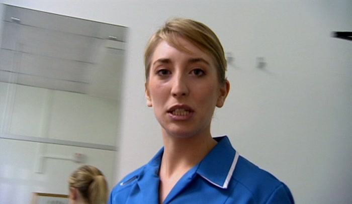 DR RUNCIMAN'S ON CALL. I'M THE PRACTICE NURSE. 