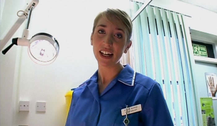 IT'S A SIMPLE PROCEDURE. THE SCALPEL JUST SLIPS IN AT THE BACK OF THE SCROTUM. 