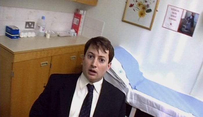 DR RUNCIMAN'S ON CALL. I'M THE PRACTICE NURSE. 