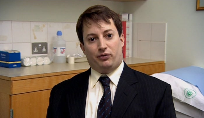 - SO IF YOU'D FEEL HAPPIER, I... - OK, TROUSERS DOWN, HOP ON THE COUCH, 