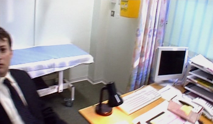 DR RUNCIMAN'S ON CALL. I'M THE PRACTICE NURSE. 