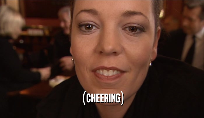 (CHEERING)  