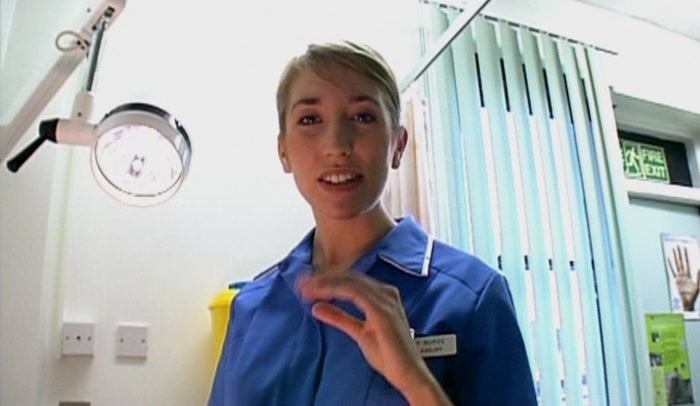 IT'S A SIMPLE PROCEDURE. THE SCALPEL JUST SLIPS IN AT THE BACK OF THE SCROTUM. 