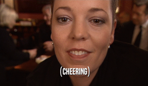 (CHEERING)  