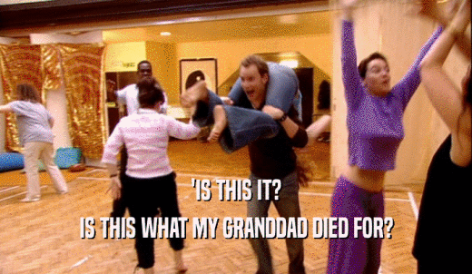 'IS THIS IT? IS THIS WHAT MY GRANDDAD DIED FOR? 
