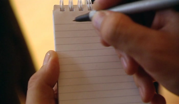 'WHAT SHALL I WRITE? CAN'T JUST PUT 