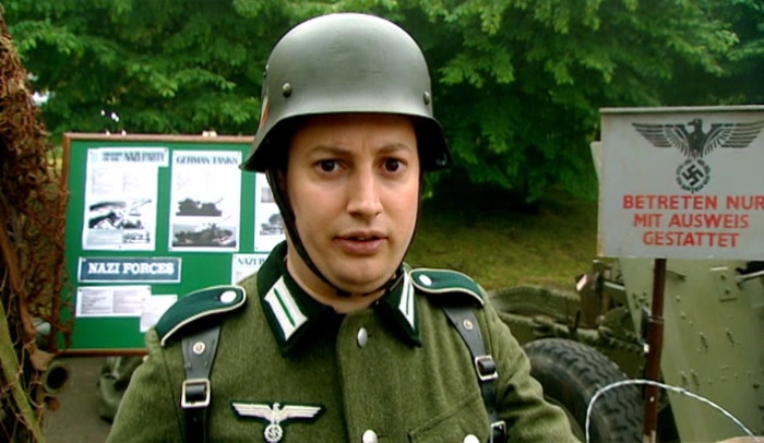 OH! ER, YES, YES, RIGHT. YES. THE FATHERLAND NEEDS THE FUHRER. 