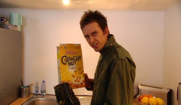 NICE PACKET OF CRUNCHY NUT YOU'VE GOT HERE.
 PRETTY EXPENSIVE, AS I RECALL.
 