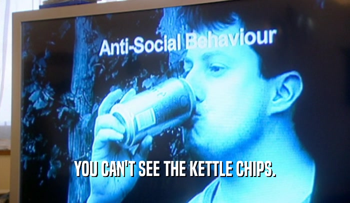 YOU CAN'T SEE THE KETTLE CHIPS.  