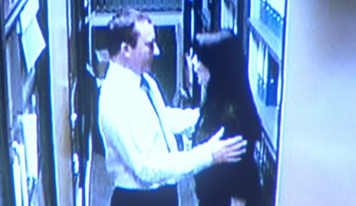 SEE? THAT! THAT'S THE PUSH! SHE CAN'T GET AWAY. HE'S SOME SORT OF ANIMAL. 