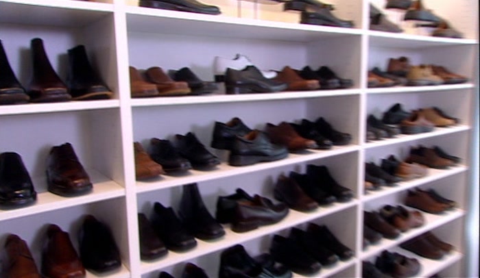 'WE COULD HORSE AROUND AND SPRAY SUEDE PROTECTOR ABOUT. 
