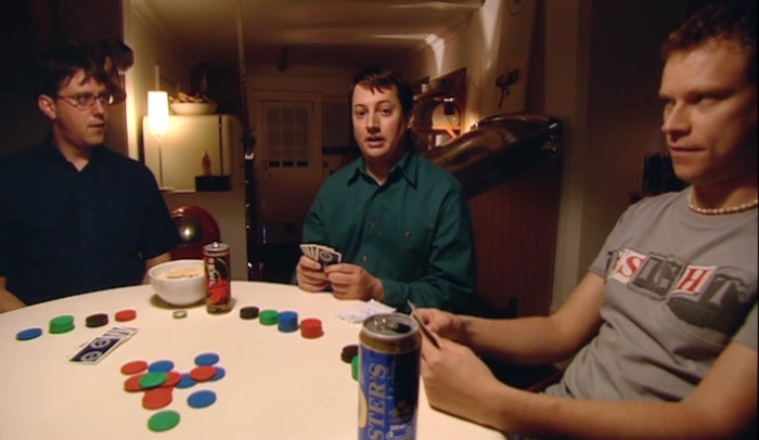 RIGHT. SORRY. 'I THINK I'VE GOT A PRETTY GOOD HAND.  