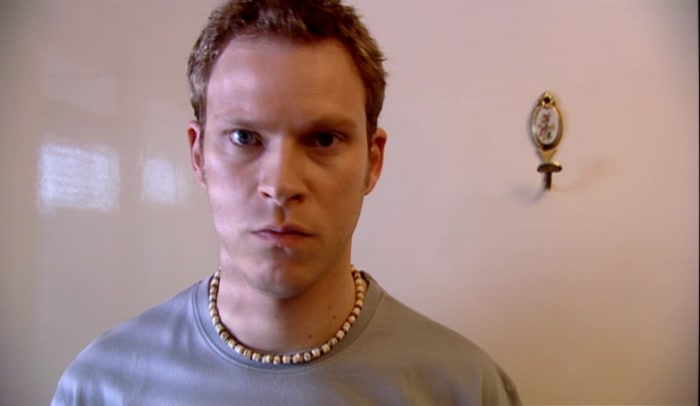 IF YOU DO THAT THING, DON'T DO IT IN HERE - THE HOOK'S PRACTICALLY OUT OF THE DOOR. 
