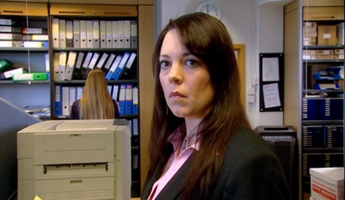 - HEY, SOPH. - OH, HEY, MARK. 