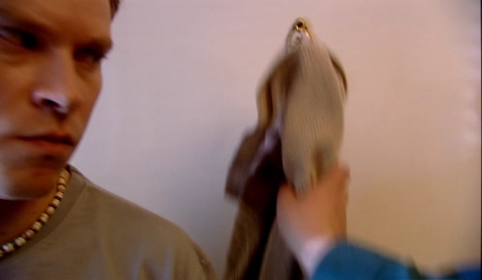 IF YOU DO THAT THING, DON'T DO IT IN HERE - THE HOOK'S PRACTICALLY OUT OF THE DOOR. 